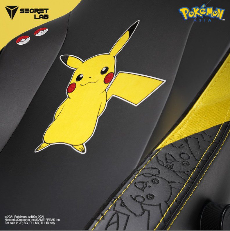 Pokemon Secretlab Pikachu Chair