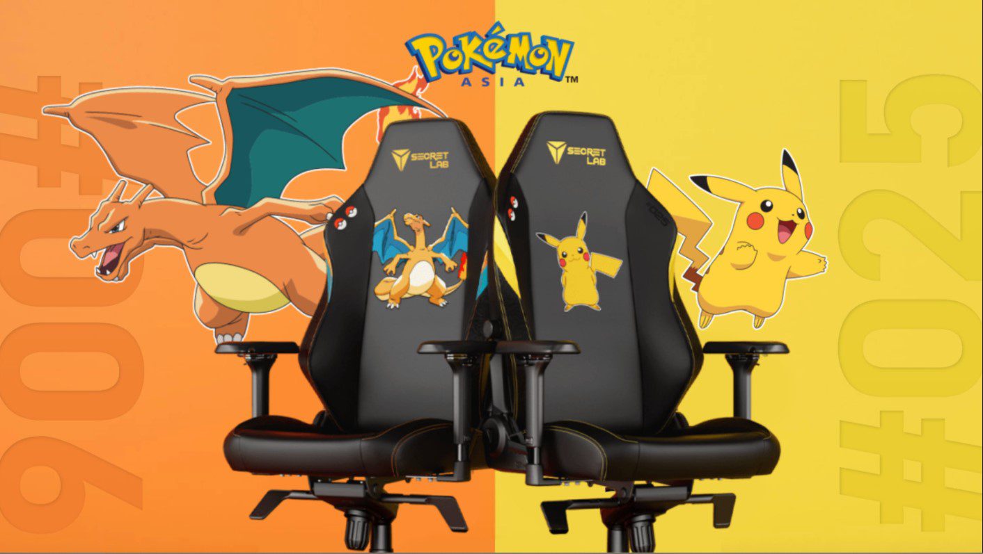 Pokemon Secretlab chairs to be made available in Southeast Asia