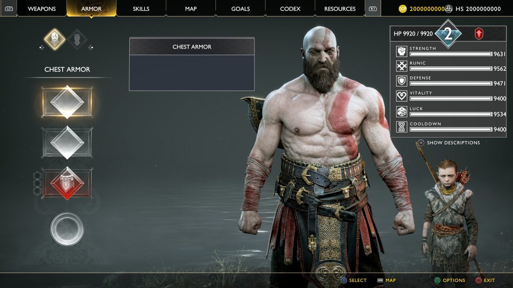 god of war 100% save