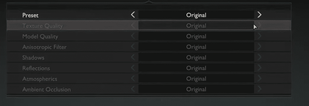 God of War PC Graphics Settings