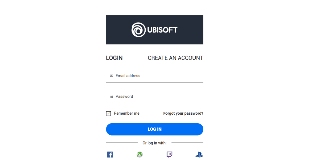 Ubisoft Create Account