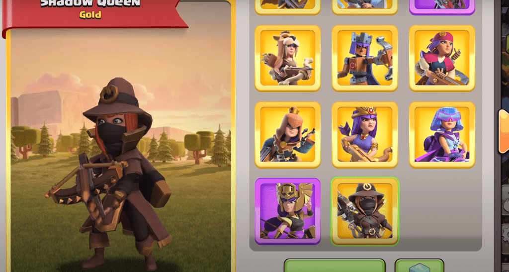 shadow queen clash of clans