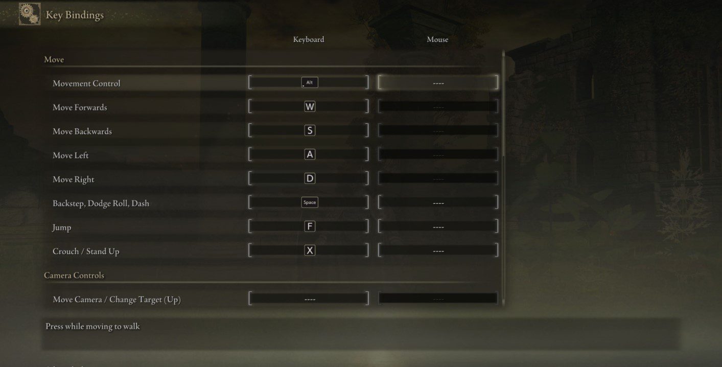 Elden Ring Controls for Keyboard and Controller | Default Keybinds