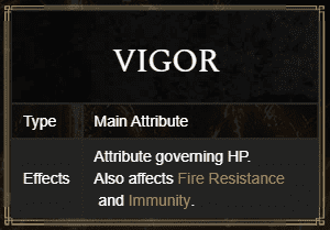 Elden Ring Vigor Attribute