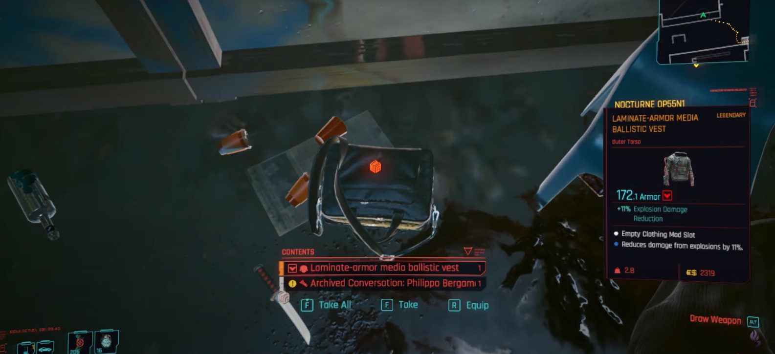 Legendary Outer Torso Armor in Cyberpunk 2077