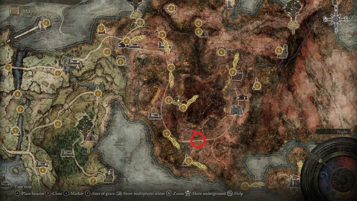 All Night Time Boss Locations in Elden Ring