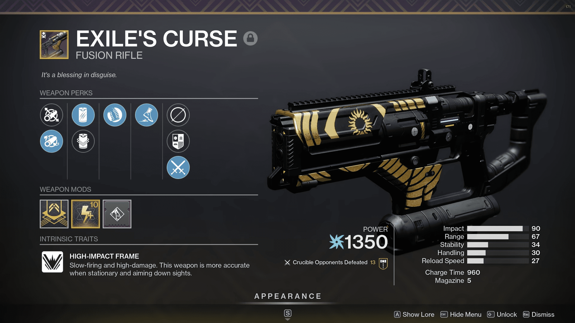 Exile's Curse - Destiny 2 Fusion Rifles Tier List