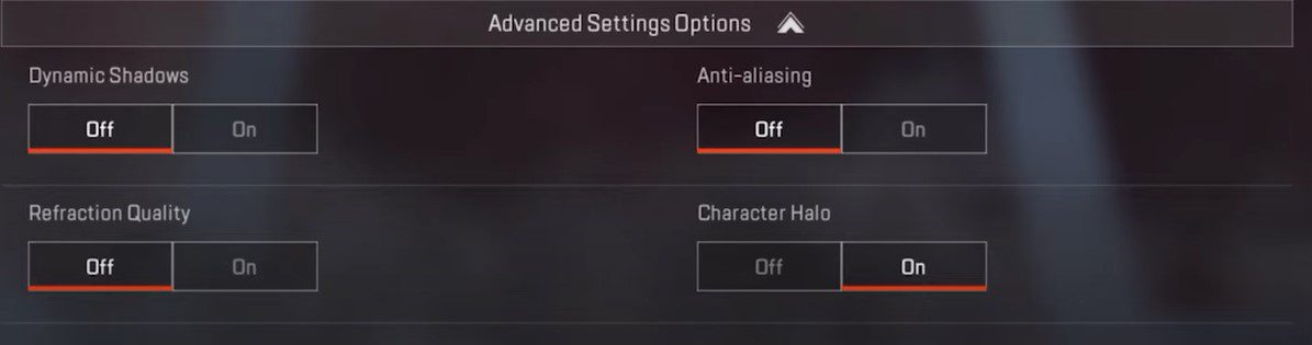 Advanced Display Settings