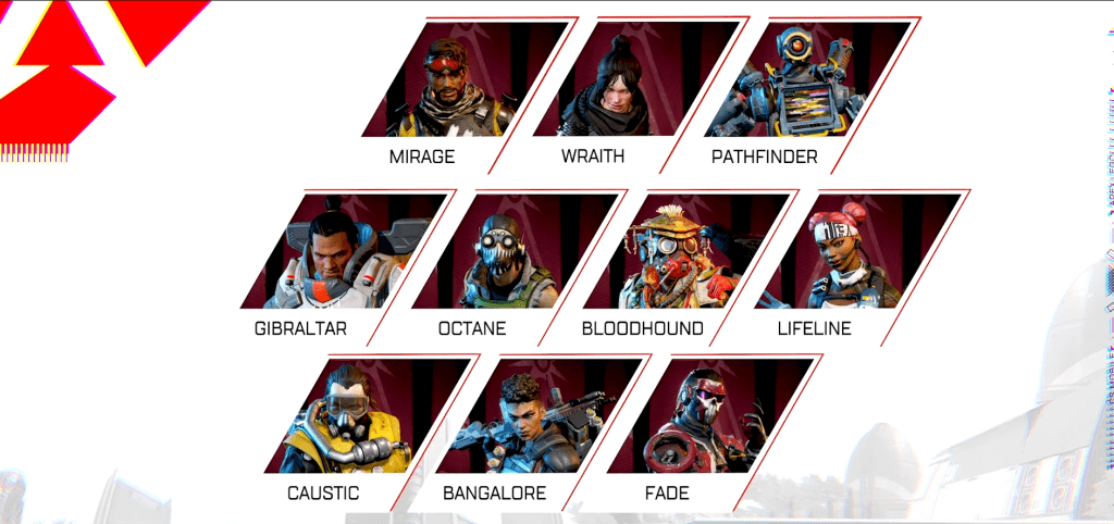 Apex Legends mobile Characters