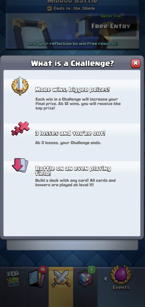 Clash Royale - What is a Challenge?