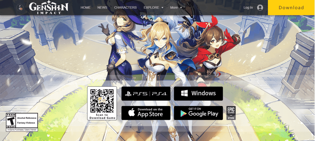 Download Genshin Impact - miHoYo Launcher