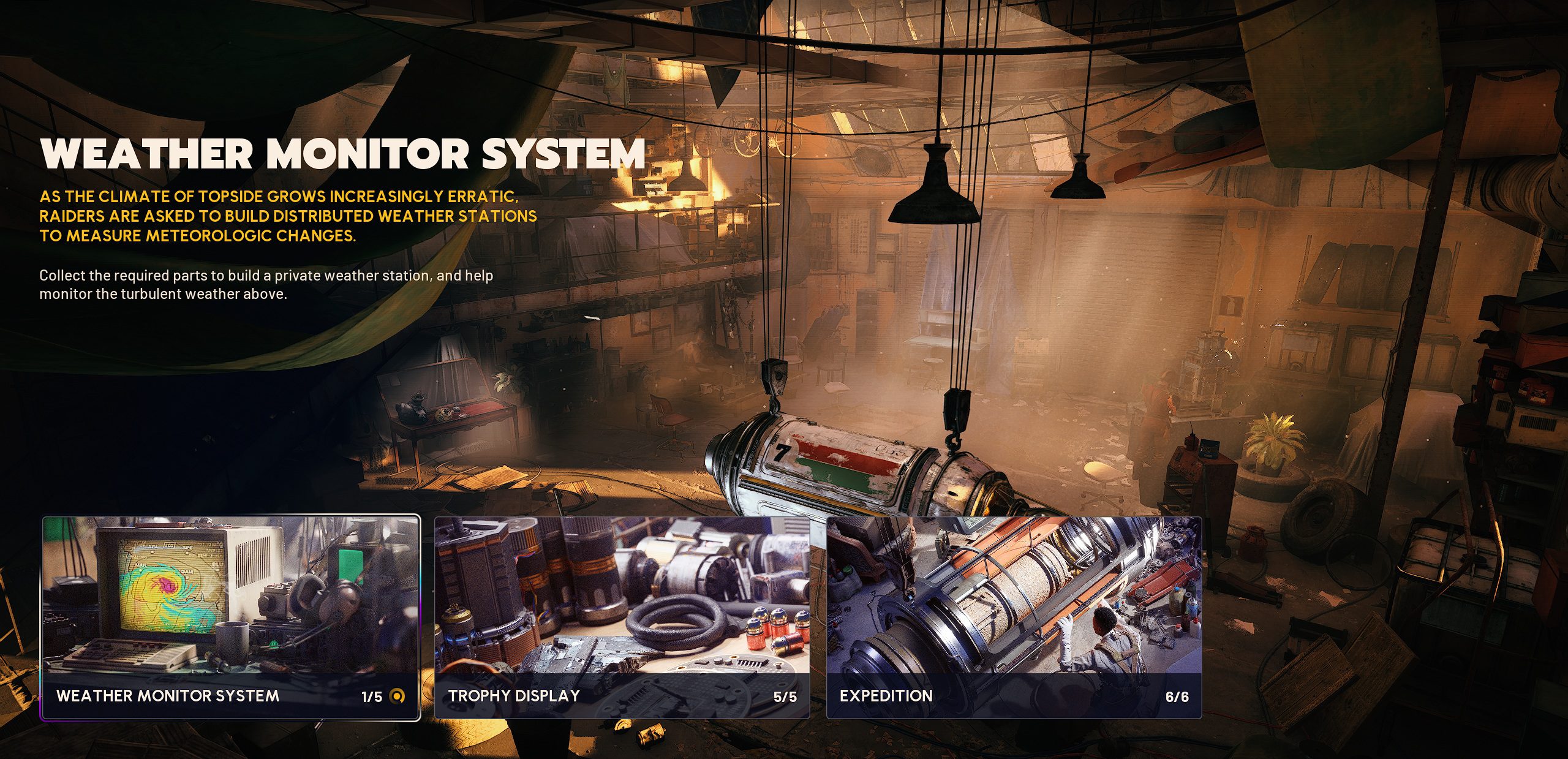 Weather Monitor System project progression screen
