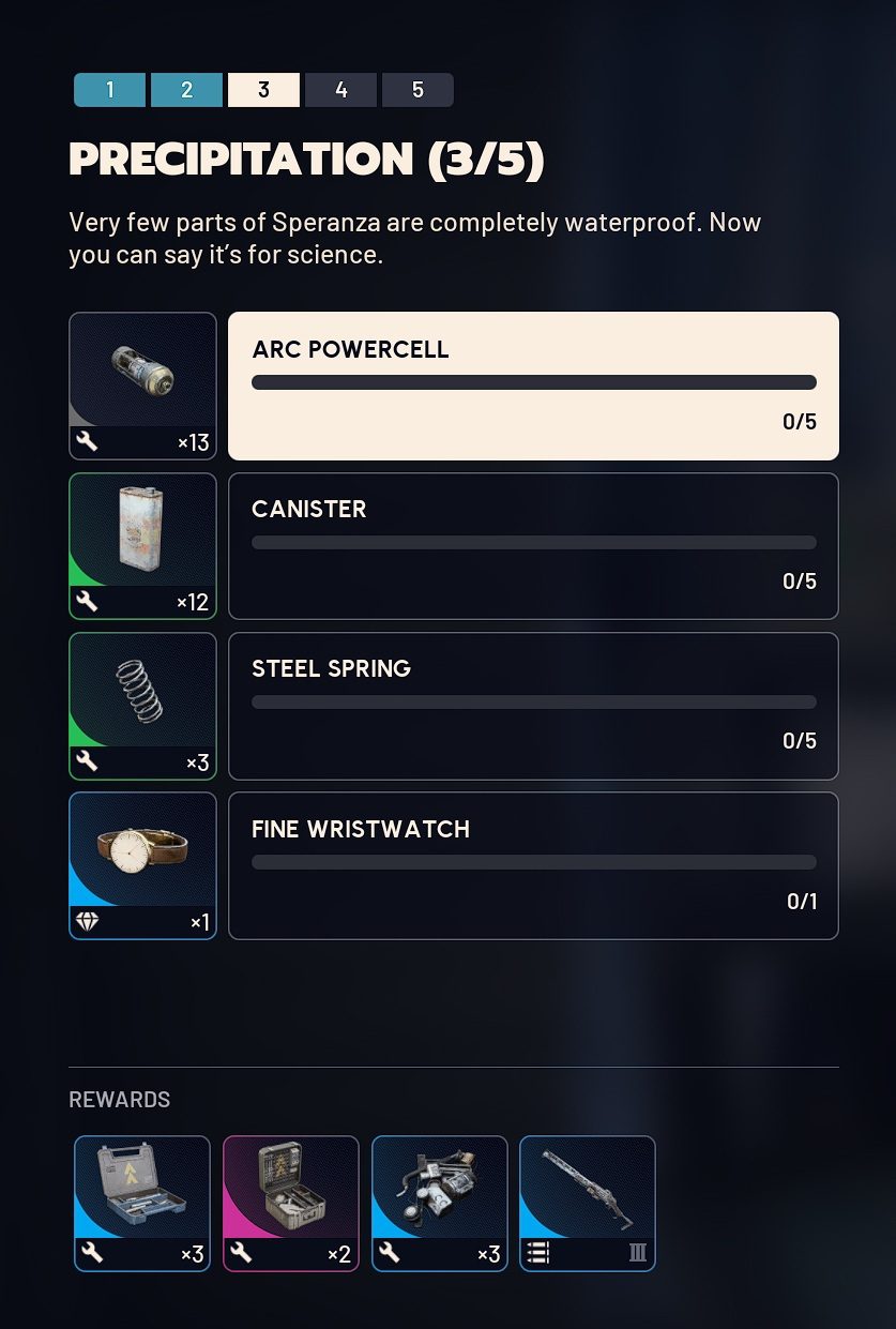 ARC Raiders Weather Monitor System Stage 3 requirements