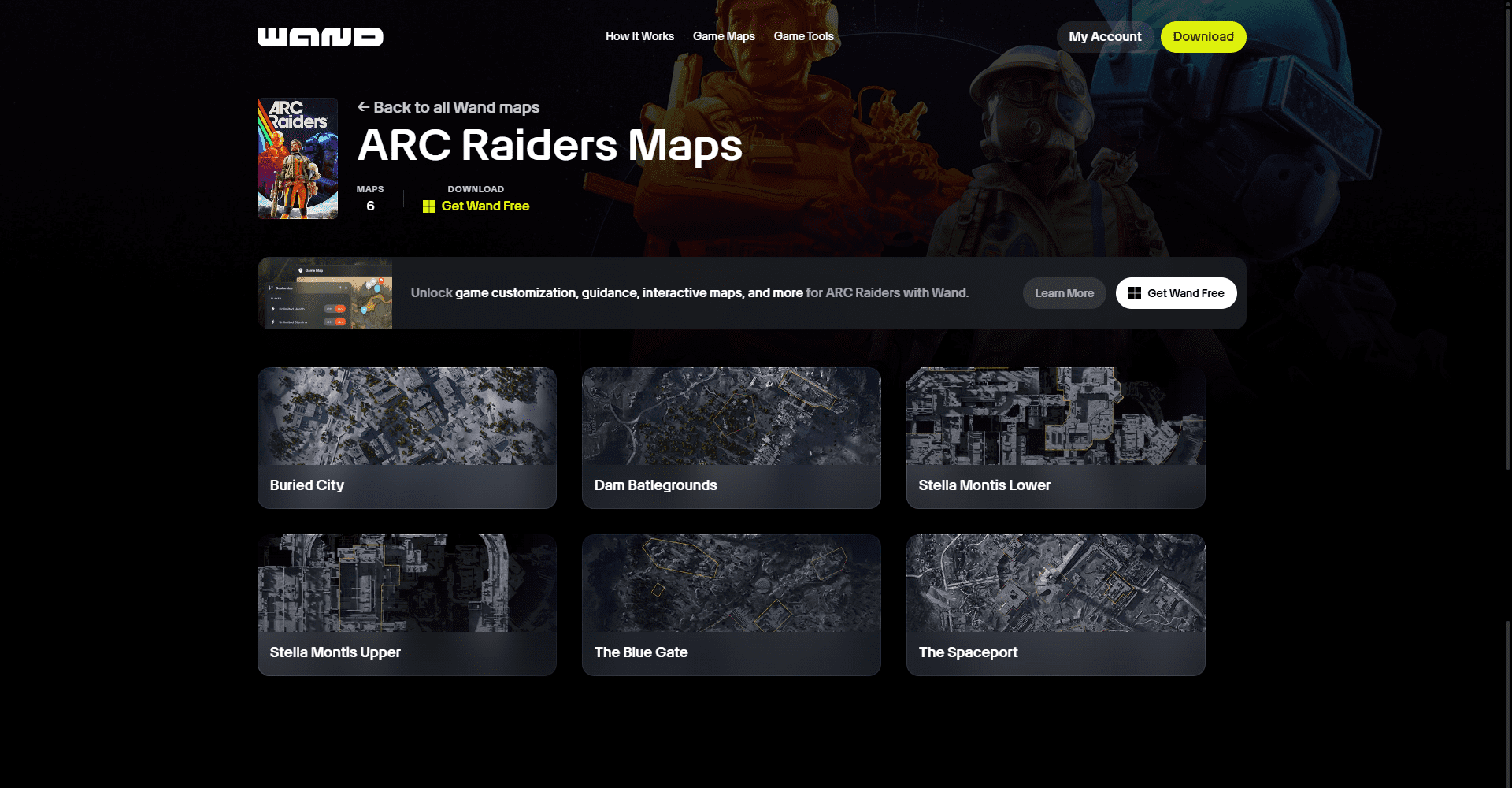 ARC Raiders interactive map reference