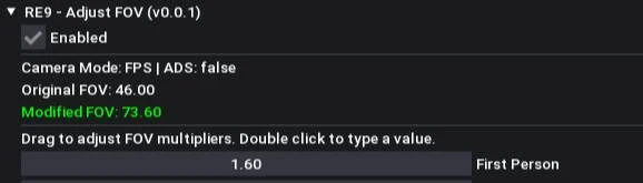 Adjust FOV for Resident Evil Requiem
