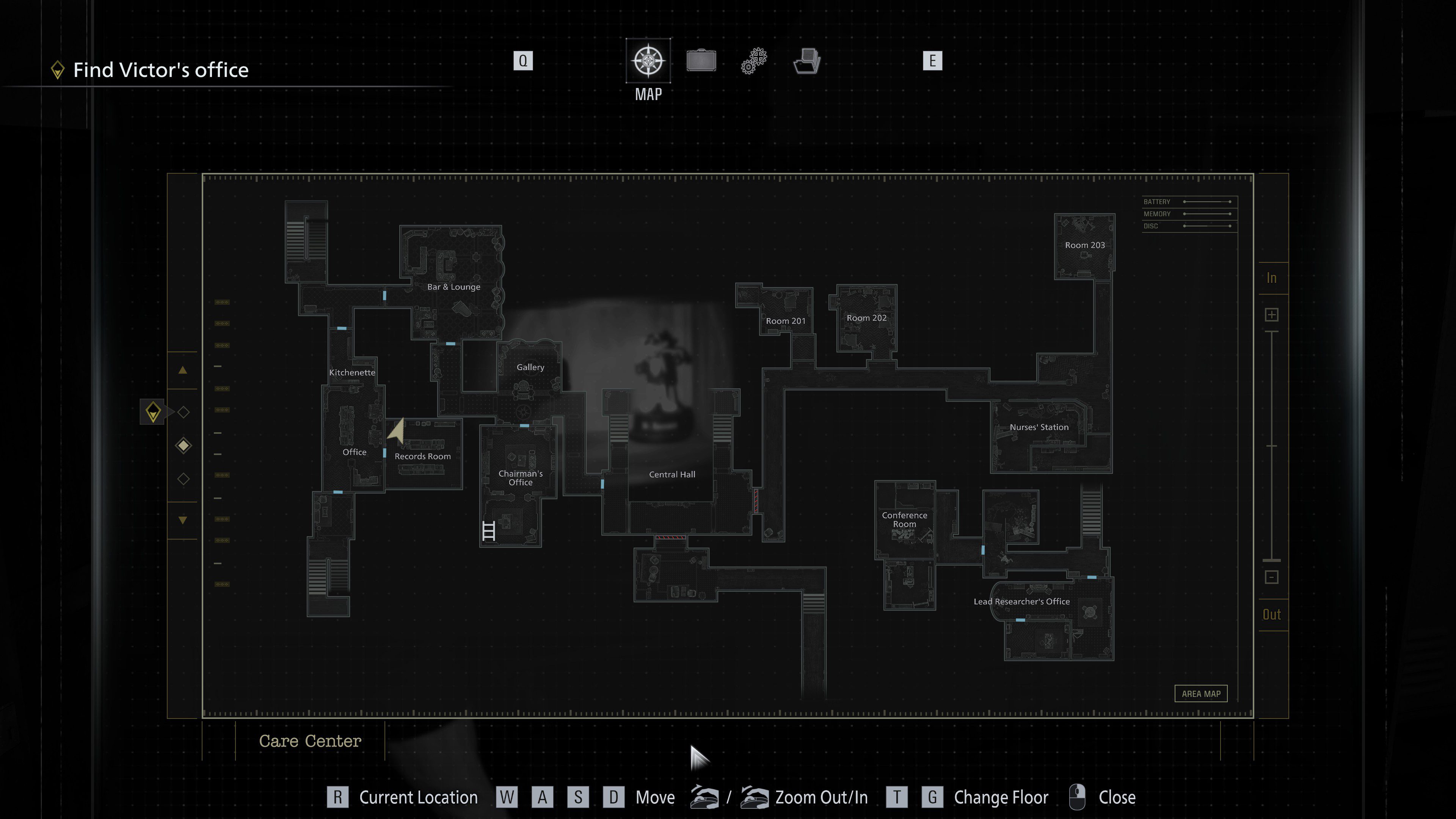 06 - Leon - Care Center in-game collectible position