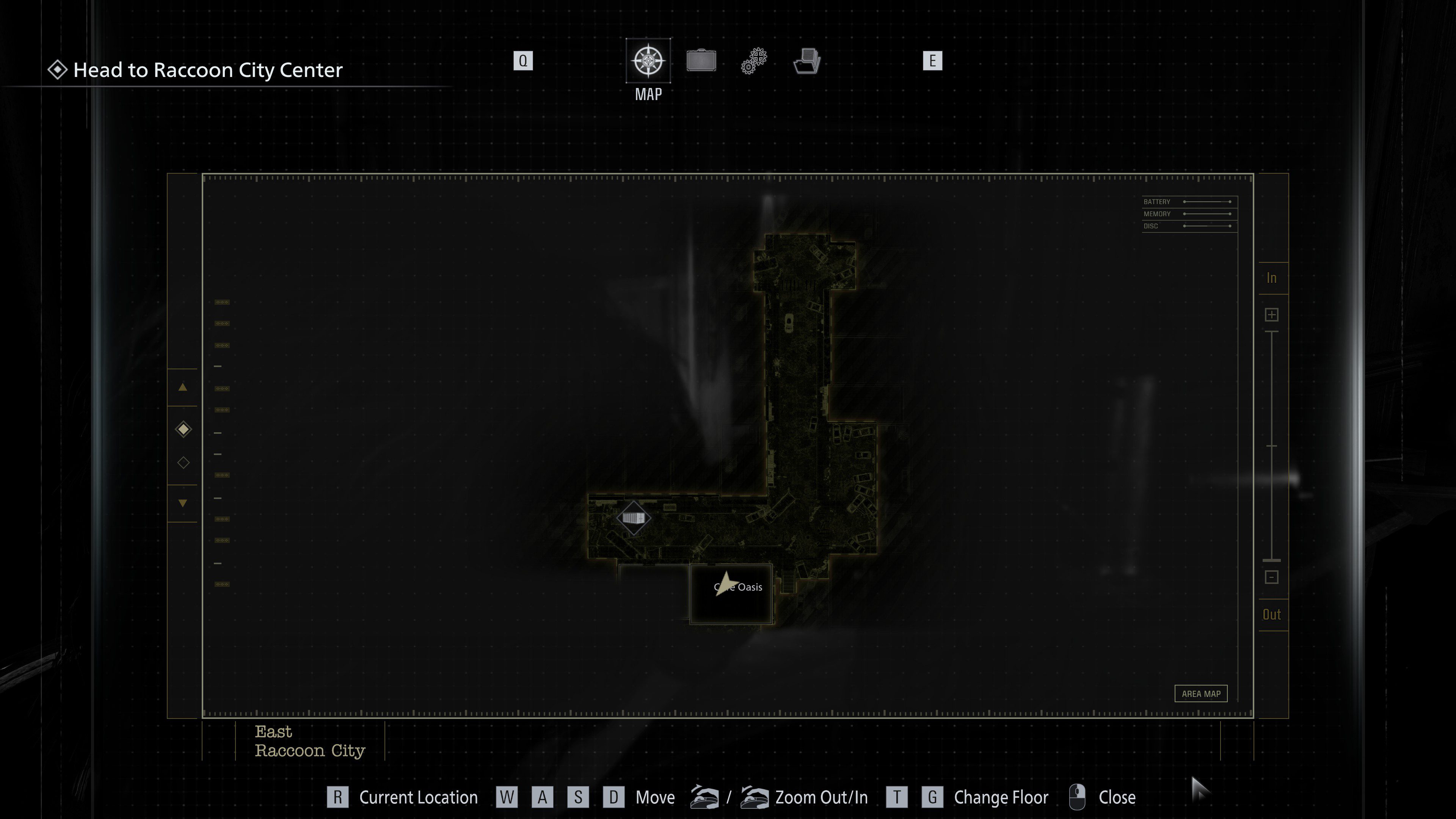 11 - Leon - East Racoon City in-game collectible position