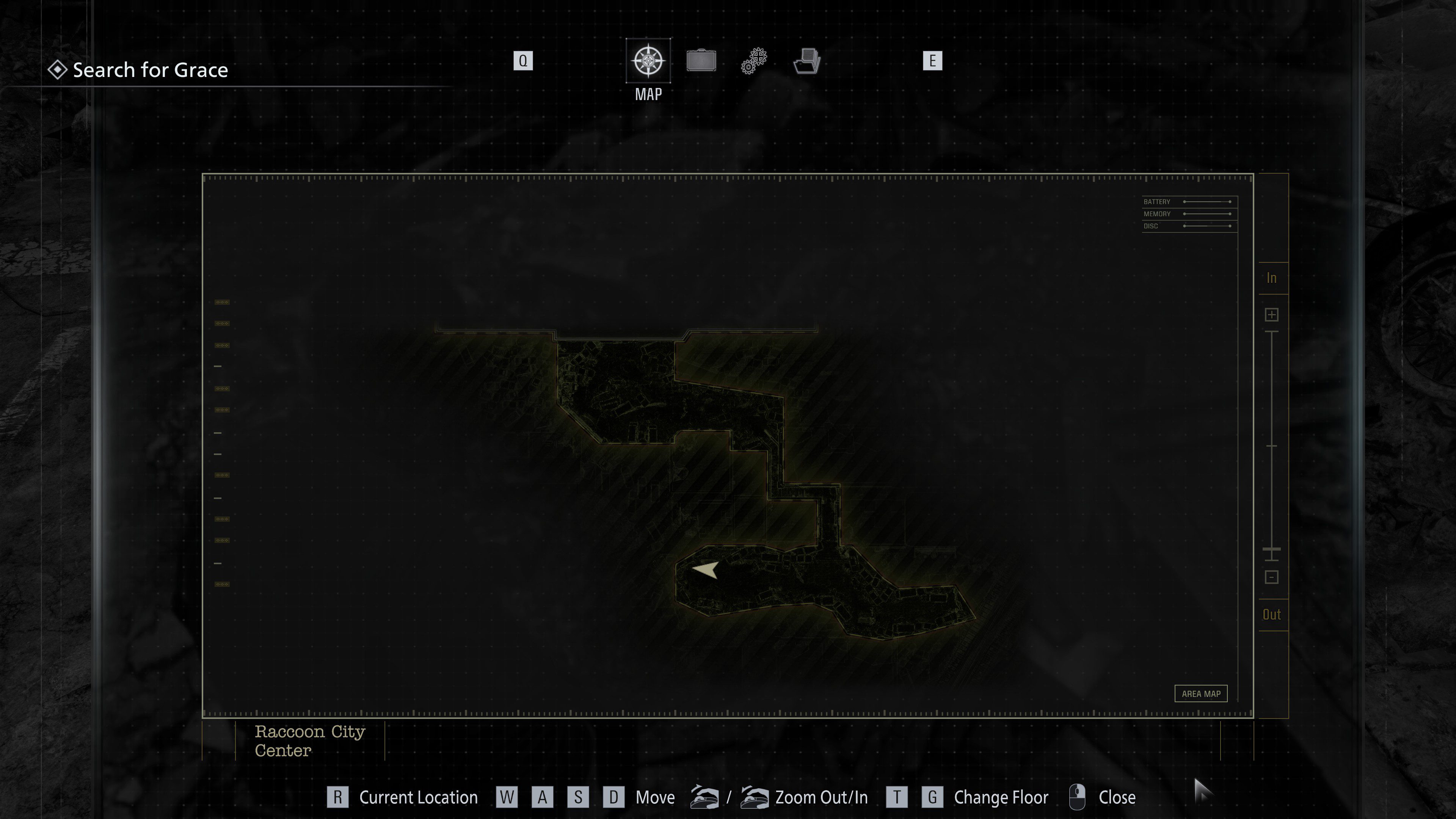 20 - Leon - Racoon City Center in-game collectible position