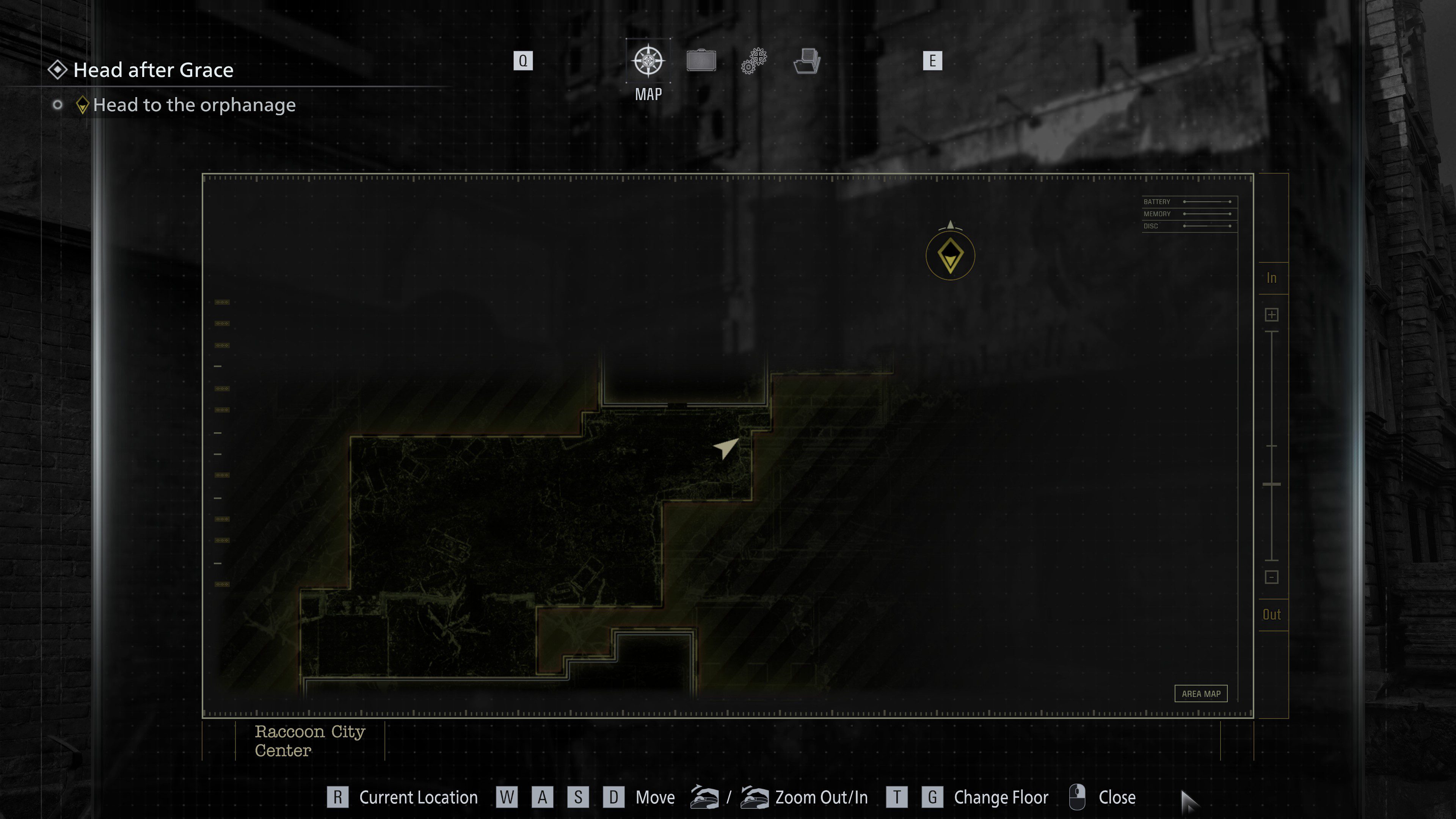 23 - Leon - Racoon City Center in-game collectible position