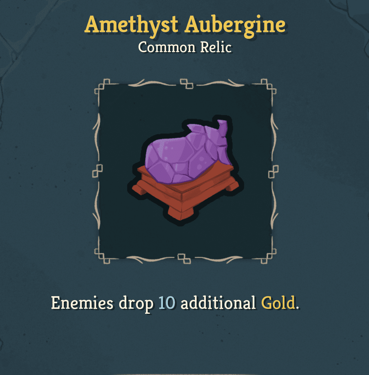 Slay the Spire 2 Common Relics 1-10 (A-F) relic panel